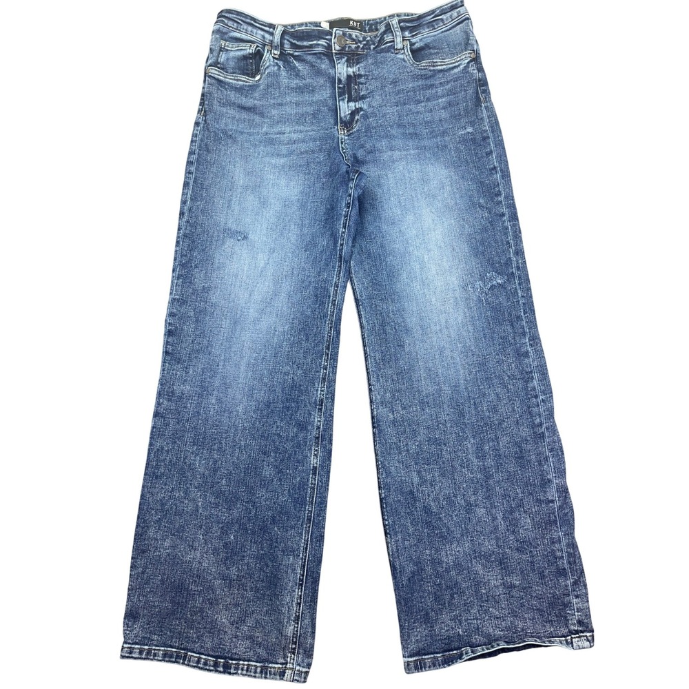 Kut from the Kloth Blue Flare Wide Leg Jeans